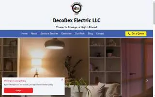 Decodex Electric LLC of Fort Washington website