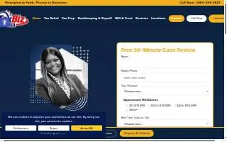 TaxBiz USA website