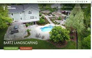Bartz Landscaping LLC website