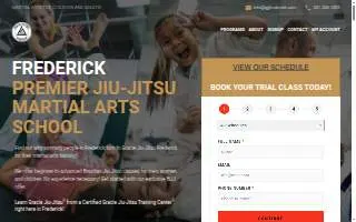Gracie Jiu-Jitsu Frederick website