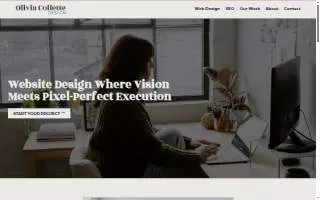 Olivia Collette Design website