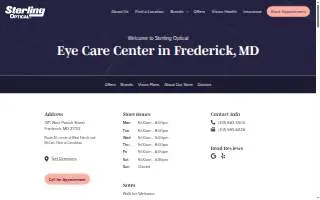 Optometrist website
