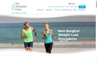 The Silhouette Clinic website