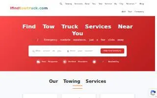 AT Auto Transport and Towing services website
