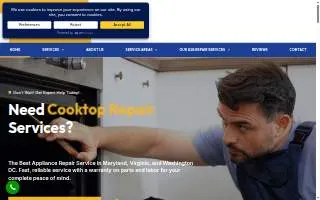 Dars Appliance Repair website