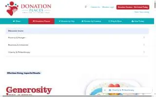 Donation Nation website