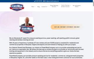 PowerWashCompany.com Pressure Washing, Soft Washing & Gutter Cleaning of Gaithersburg