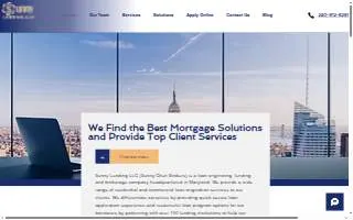 Sunny Lending LLC website