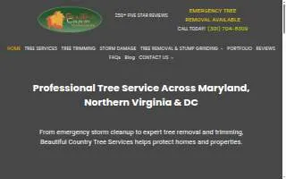 Beautiful Country Tree Service of Olney website