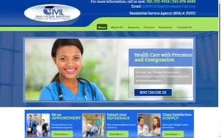 Civil Healthcare Services website