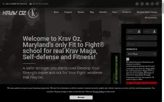 Krav Oz of Germantown website