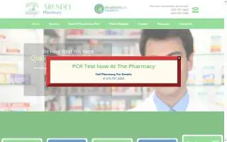 Arundel Pharmacy website