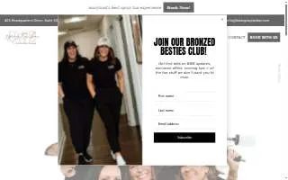 BWB Spray Tan Bar of Glen Burnie website