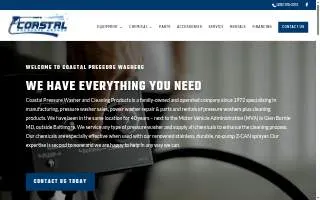 Coastal Pressure Washers website