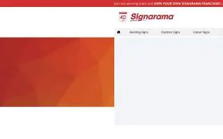 Signarama Glen Burnie, MD website