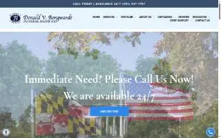 Donald V. Borgwardt Funeral Home, P.A. website