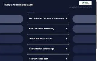Maryland Cardiology Associates of Greenbelt website