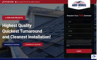 Roofworks website