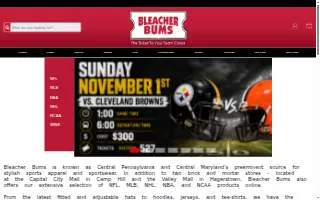 Bleacher Bums website