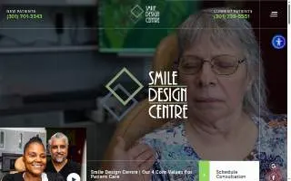 Smile Design Centre website