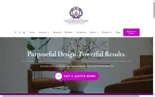 Valor Staging and Design website
