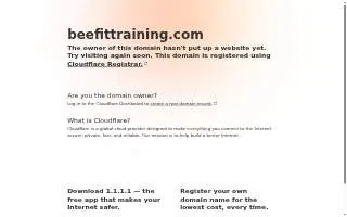 BeeFit Personal Training by Mayu website