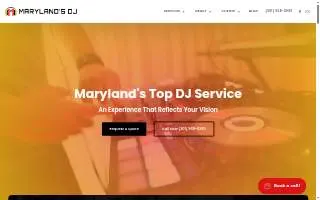 Maryland's DJ of Hanover website