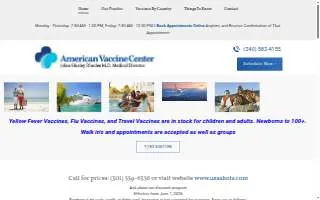 American Vaccine Center Jolan Shirley Rhodes M.D. Medical Director website