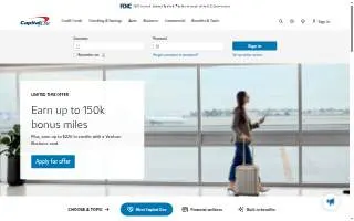 Capital One Bank of Harahan website