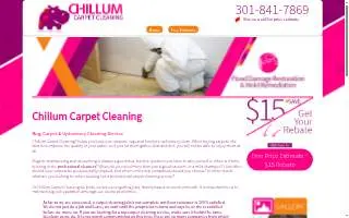 Chillum Carpet Cleaning website
