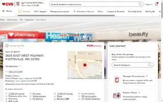 CVS of Hyattsville website