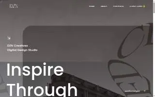 DZN Creatives website