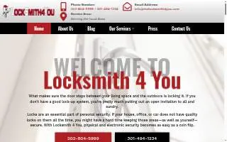 MD Locksmith 4 You of Hyattsville website