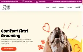 Petite Pet Gallery of Hyattsville website