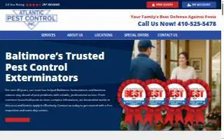 Atlantic Pest Control Inc of Ilchester website