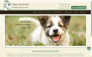 Happy Run Kennel website