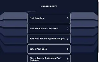 US Pools of Ilchester website