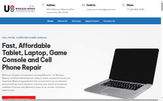 US Wireless Repair - iPhone/Samsung Galaxy Screen Repair/iPad/MacBook Repair - Play Station HDMI - Computer Repair Shop of Ilchester