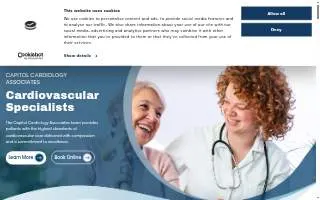 Capitol Cardiology Associates website