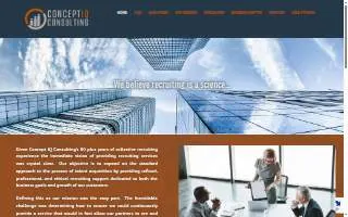 Concept IQ Consulting website