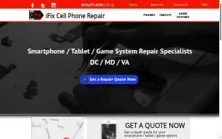 fix cell phonerepair website