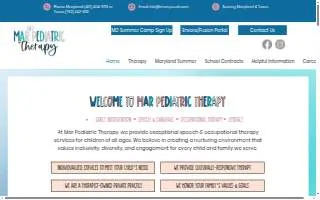 Mar Pediatric Therapy, LLC website