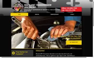 Maryland Transmission Specialist of Jessup website