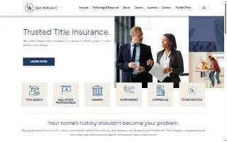 Old Republic Title of Jessup website