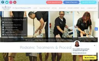 In Step Podiatry Center website