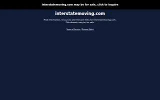 Interstate Moving | Relocation | Logistics website