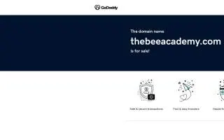 The B.E.E. Academy website