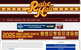 Washington Commanders Team Store website