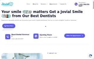 Jovial Smiles Dental of Langley Park website