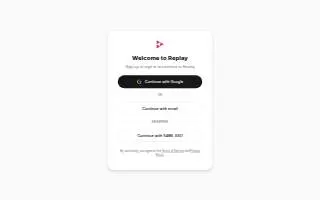 Replay Sports website